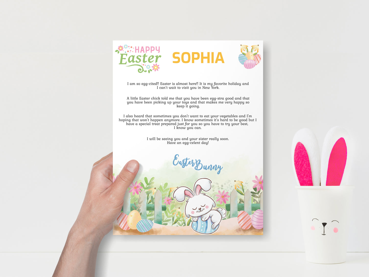 Personalized Letter from the Easter Bunny