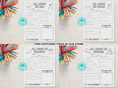 All About my Brother Printable
