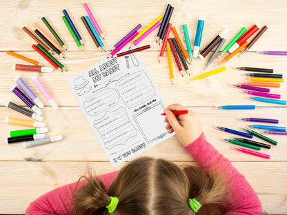 All About my Dad Printable - Father's Day Activity
