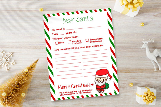 Dear Santa Claus letter