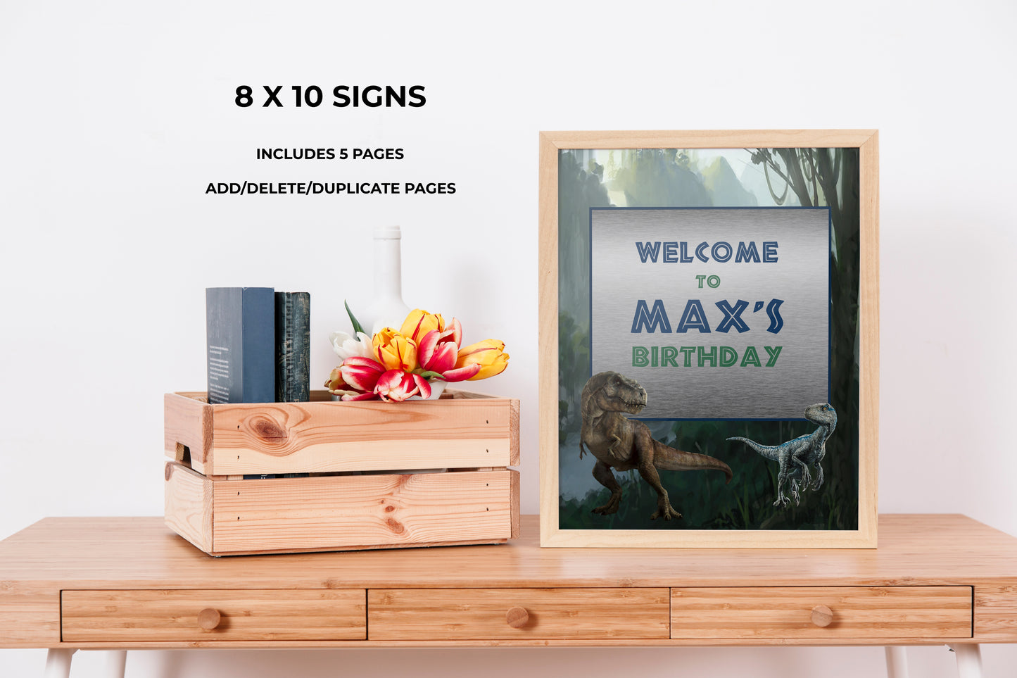 Jurassic Era Dinosaurs Signs