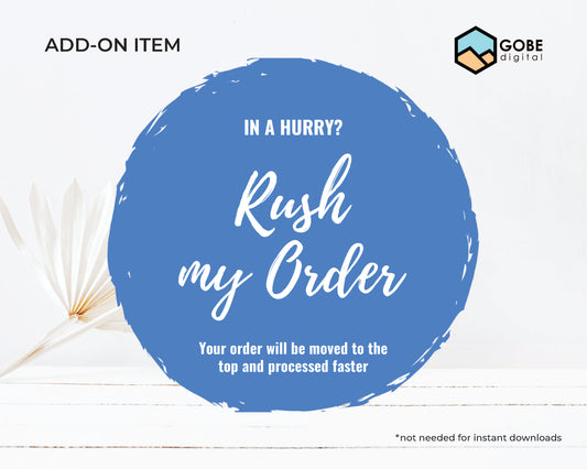 Rush my order