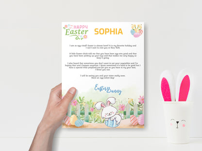 Personalized Letter from the Easter Bunny