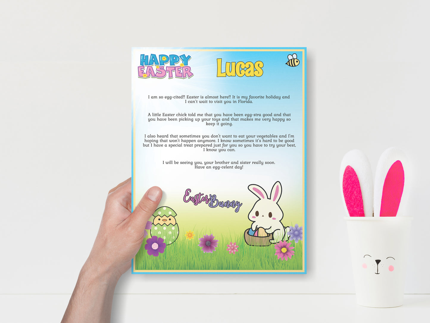 Personalized Letter from the Easter Bunny