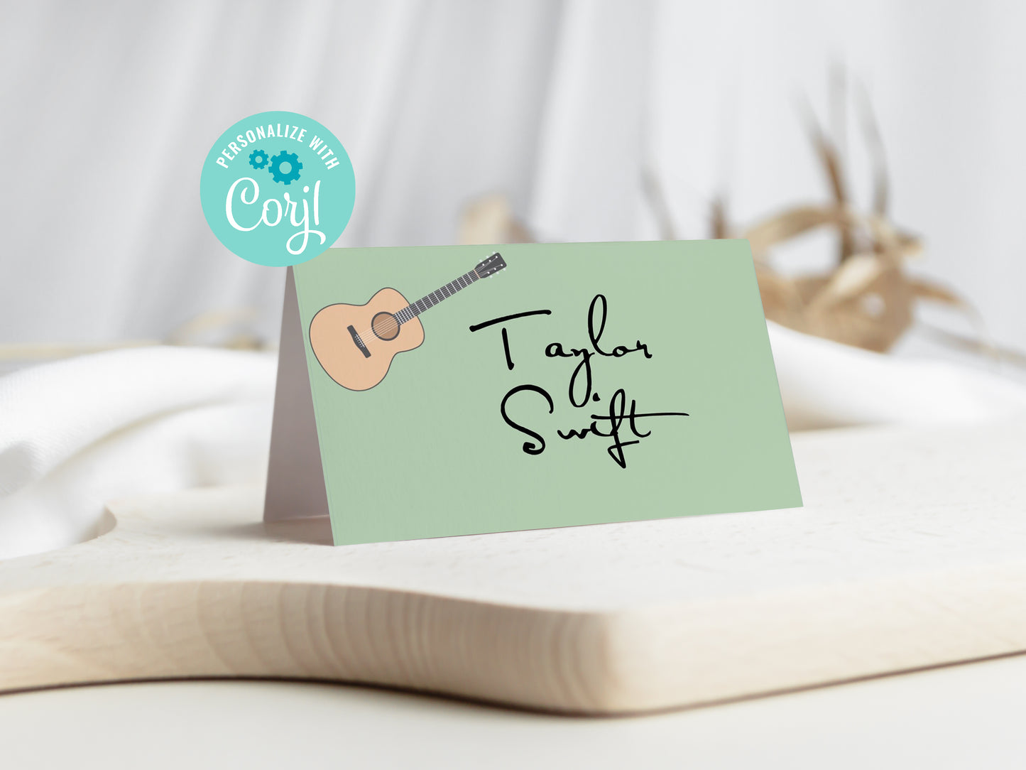 Taylor Swift inspired Food Tent Labels Placecards. 24 different designs.