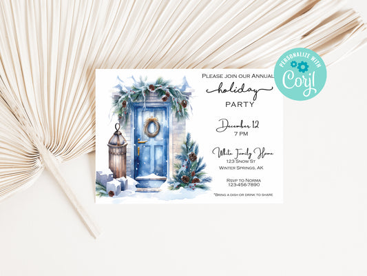 Winter Christmas Party Invitation