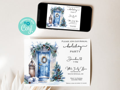 Winter Christmas Party Invitation