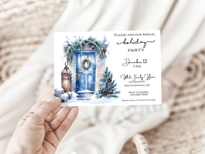 Winter Christmas Party Invitation