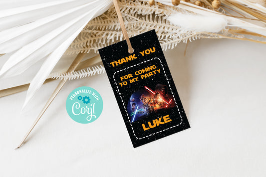 Star Wars The Force Awakens Thank You Tags