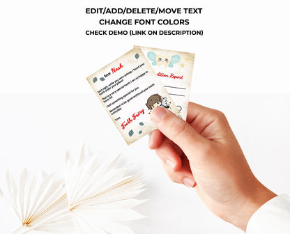 Tooth Fairy Editable Mini Letters and Envelope V3